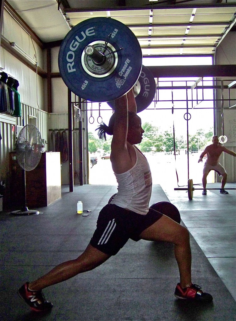 B (Split jerk)
