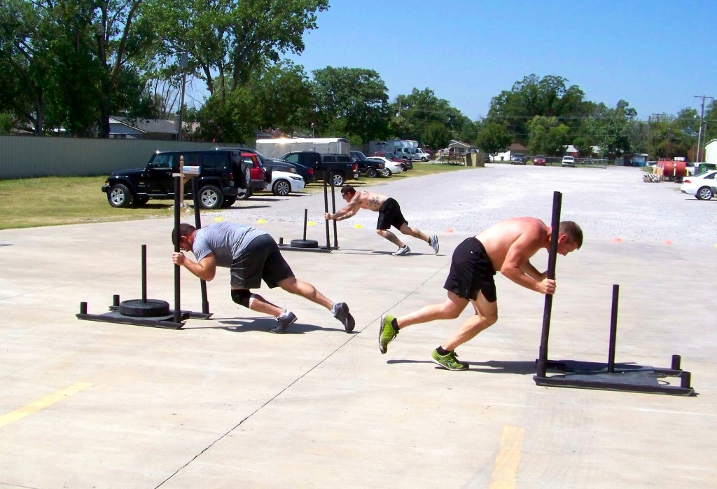 Sled push