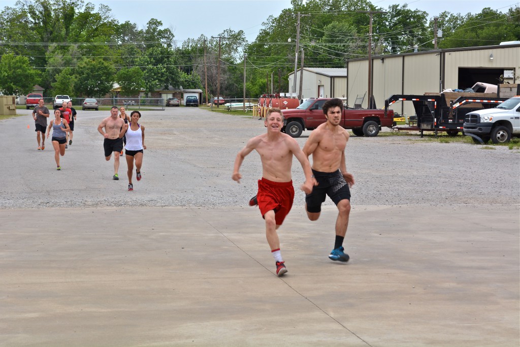 Mitchell & David (100 meter sprint)
