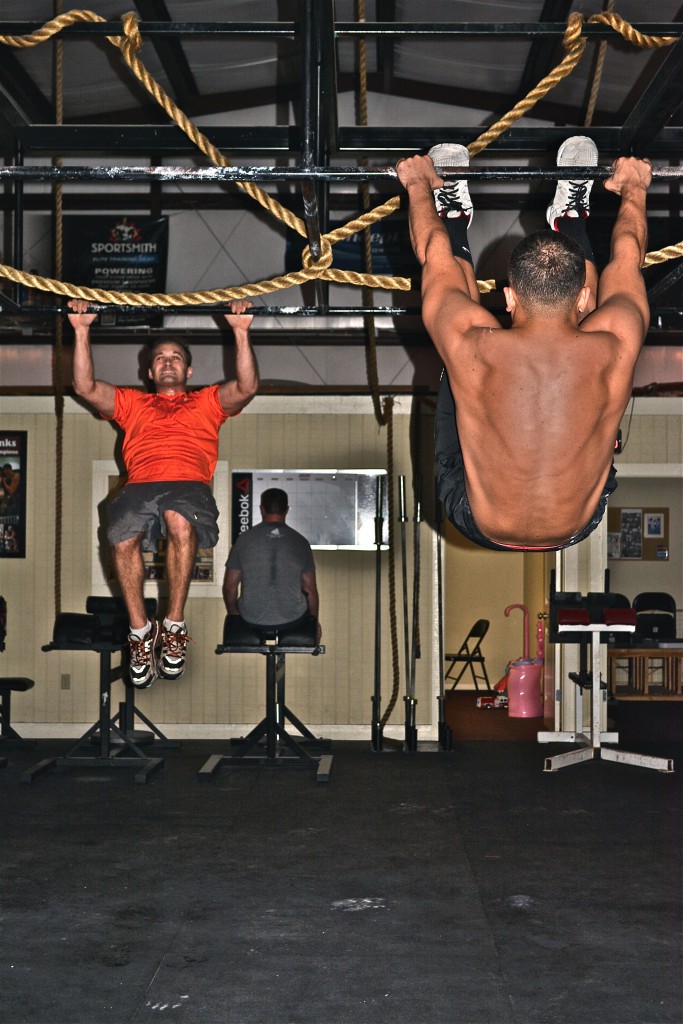Toes to bar